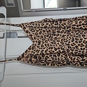 Cheetah print dress